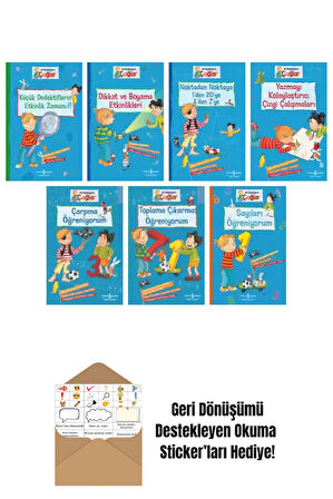 Brigitte Paul 7 Kitap Seti + Okuma Sticker'ları