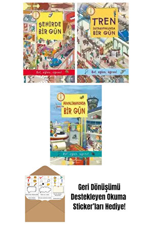 By Inklink 3 Kitap Seti + Okuma Sticker'ları