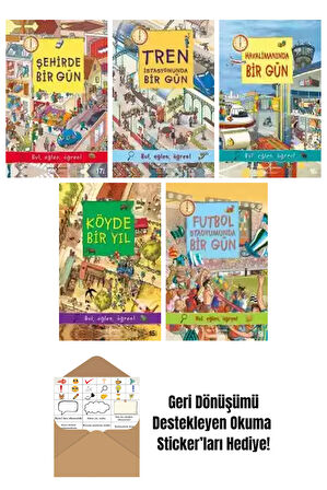 By Inklink 5 Kitap Seti + Okuma Sticker'ları