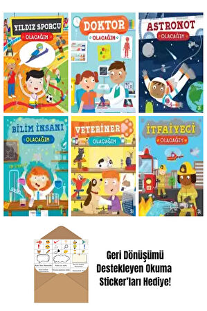 Catherine Ard 6 Kitap Seti + Okuma Sticker'ları