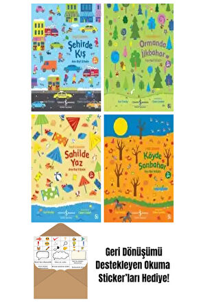 Claire Lordon 4 Kitap Seti + Okuma Sticker'ları