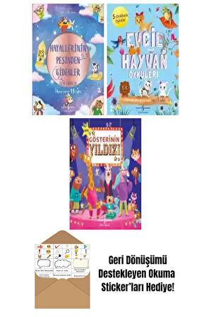 Claire Mowat 3 Kitap Seti + Okuma Sticker'ları