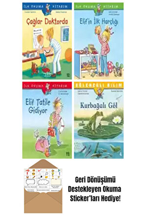 E. Gözde Dönmez 4 Kitap Seti + Okuma Sticker'ları