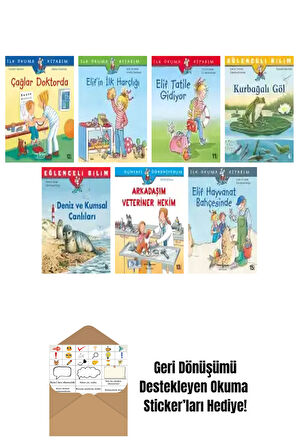 E. Gözde Dönmez 7 Kitap Seti + Okuma Sticker'ları
