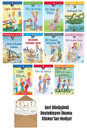 E. Gözde Dönmez 11 Kitap Seti + Okuma Sticker'ları