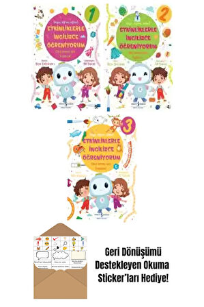 Elif Sakallı 3 Kitap Seti + Okuma Sticker'ları