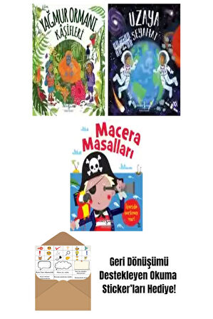 Erkan Ünal 3 Kitap Seti + Okuma Sticker'ları