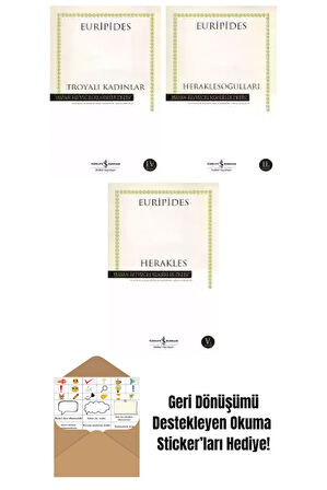Euripides 3 Kitap Seti + Okuma Sticker'ları