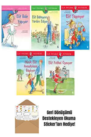 Eva Wenzel-Bürger 5 Kitap Seti + Okuma Sticker'ları