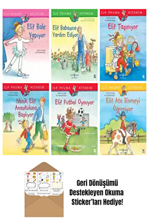 Eva Wenzel-Bürger 6 Kitap Seti + Okuma Sticker'ları