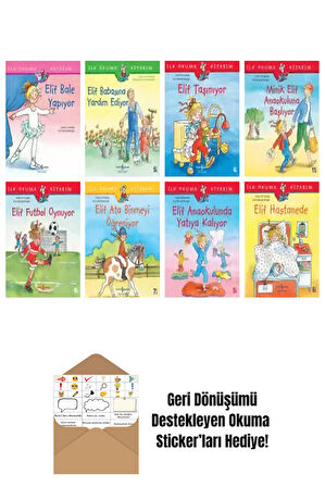 Eva Wenzel-Bürger 8 Kitap Seti + Okuma Sticker'ları