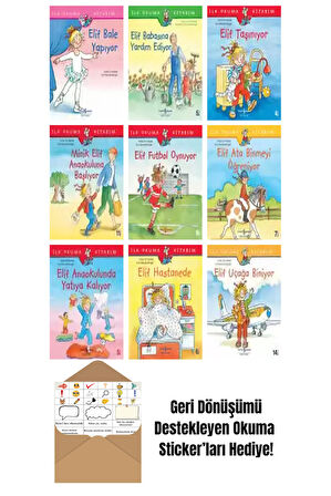 Eva Wenzel-Bürger 9 Kitap Seti + Okuma Sticker'ları