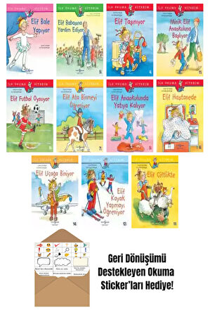 Eva Wenzel-Bürger 11 Kitap Seti + Okuma Sticker'ları