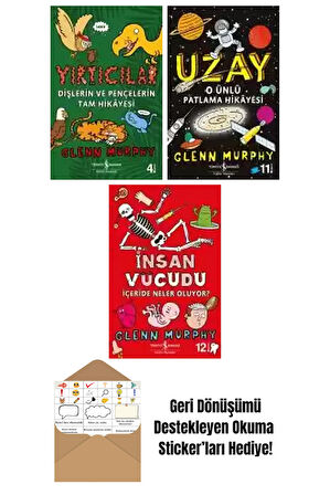 Glenn Murphy 3 Kitap Seti + Okuma Sticker'ları