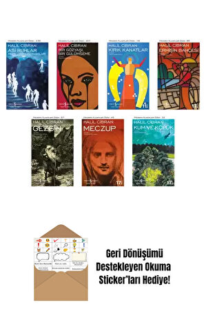Halil Cibran 7 Kitap Seti + Okuma Sticker'ları