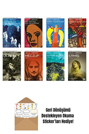 Halil Cibran 8 Kitap Seti + Okuma Sticker'ları