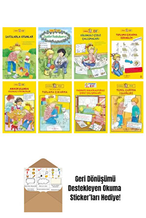 Hanna Sörensen 8 Kitap Seti + Okuma Sticker'ları