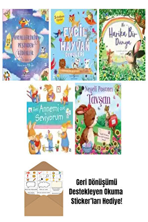 Hannah Campling 5 Kitap Seti + Okuma Sticker'ları