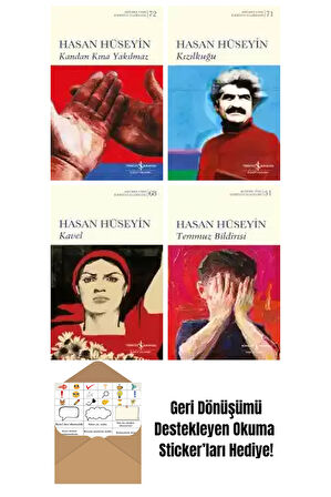 Hasan Hüseyin 4 Kitap Seti + Okuma Sticker'ları
