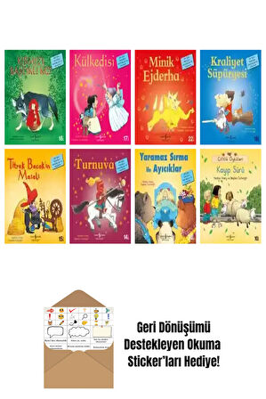 Heather Amery 8 Kitap Seti + Okuma Sticker'ları