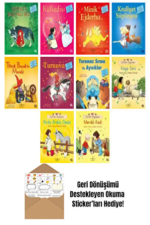 Heather Amery 10 Kitap Seti + Okuma Sticker'ları