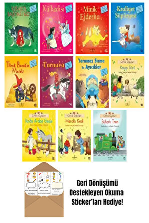 Heather Amery 11 Kitap Seti + Okuma Sticker'ları