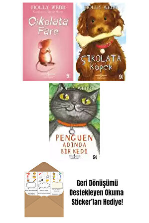 Holly Webb 3 Kitap Seti + Okuma Sticker'ları