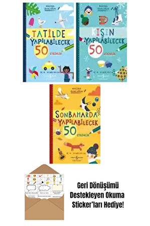 Kim Hankinson 3 Kitap Seti + Okuma Sticker'ları