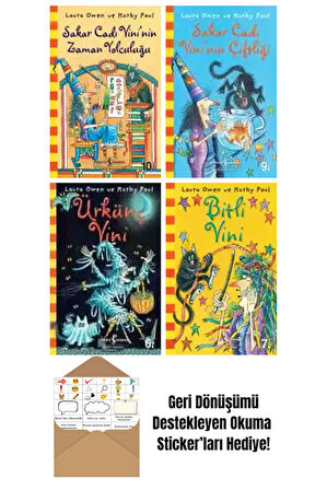 Korky Paul 4 Kitap Seti + Okuma Sticker'ları