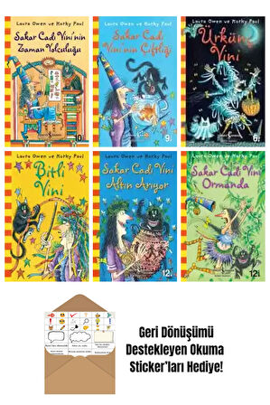 Korky Paul 6 Kitap Seti + Okuma Sticker'ları