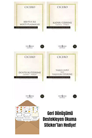 Marcus Tullius Cicero 4 Kitap Seti + Okuma Sticker'ları