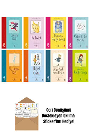 Margrete Lamond 8 Kitap Seti + Okuma Sticker'ları