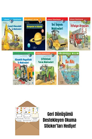 Monika Wittmann 7 Kitap Seti + Okuma Sticker'ları