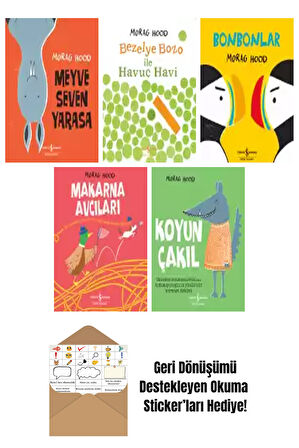 Morag Hood 5 Kitap Seti + Okuma Sticker'ları
