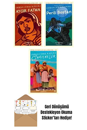 Osman Cemal Kaygılı 3 Kitap Seti + Okuma Sticker'ları