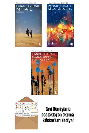 Panait Istrati 3 Kitap Seti + Okuma Sticker'ları