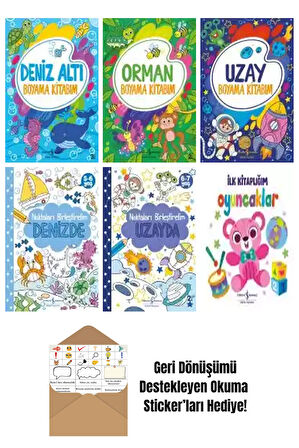 Pervin Özcan 6 Kitap Seti + Okuma Sticker'ları