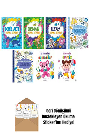Pervin Özcan 7 Kitap Seti + Okuma Sticker'ları