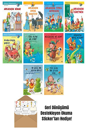 Ralf Butschkow 10 Kitap Seti + Okuma Sticker'ları