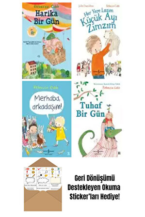 Rebecca Cobb 4 Kitap Seti + Okuma Sticker'ları