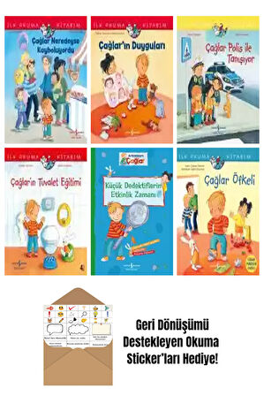 Sabine Kraushaar 6 Kitap Seti + Okuma Sticker'ları