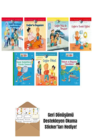 Sabine Kraushaar 7 Kitap Seti + Okuma Sticker'ları