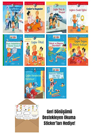 Sabine Kraushaar 10 Kitap Seti + Okuma Sticker'ları