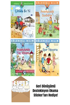 Sandra Ladwig 4 Kitap Seti + Okuma Sticker'ları