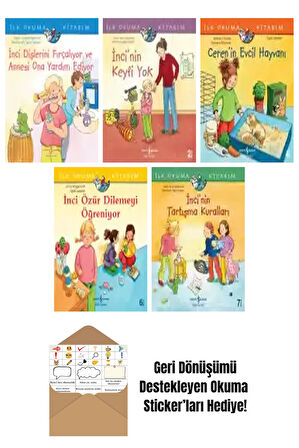 Sigrid Leberer 5 Kitap Seti + Okuma Sticker'ları