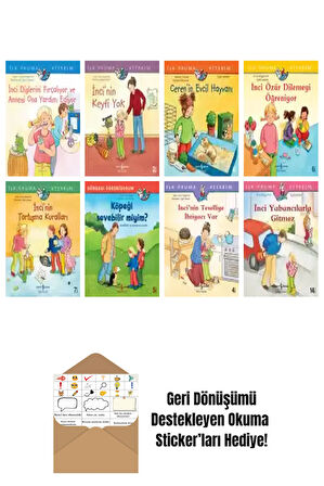 Sigrid Leberer 8 Kitap Seti + Okuma Sticker'ları