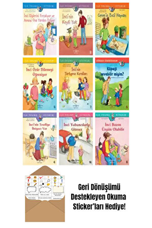 Sigrid Leberer 9 Kitap Seti + Okuma Sticker'ları
