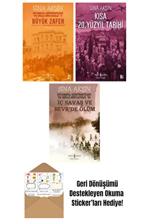 Sina Akşin 3 Kitap Seti + Okuma Sticker'ları