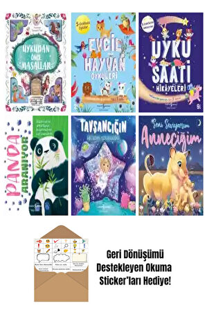 Stephanie Moss 6 Kitap Seti + Okuma Sticker'ları