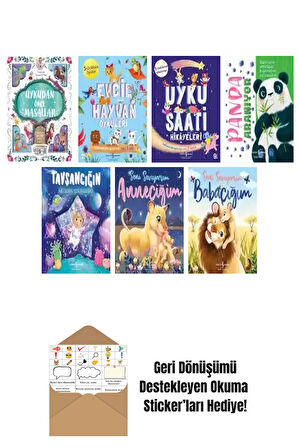 Stephanie Moss 7 Kitap Seti + Okuma Sticker'ları